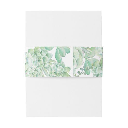 waterverf zuigbuikband uitnodigingen wikkel (Achterkant Voorbeeld)