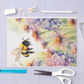 Waterverf Zuivel Koe met Bloemen Decoupage Tissuepapier (Craft)