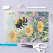 Waterverf Zuivel Koe met Bloemen Decoupage Tissuepapier (Craft)