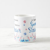 Waterverf zuster Birthday Gift Mok (Center)