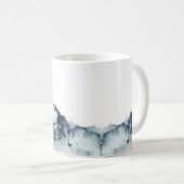 waterverf zwaait de kust op met de datumfoto koffiemok (Voorkant rechts)