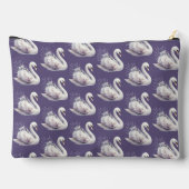 Waterverf zwaan met lavendelbloemen etui (Achterkant)