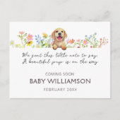 Waterverf Zwangerschap Zwangerschap Briefkaart (Voorkant)