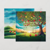 Waterverf zwangerschapsaankondiging (Voorkant / Achterkant)