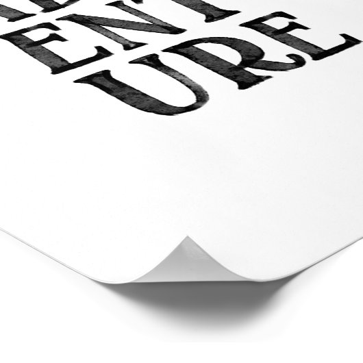 Waterverf zwart adventure print (Hoek)