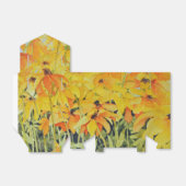 Waterverf Zwart-Eyed Susan Gift Box Bedankdoosjes (Uitgevouwen)