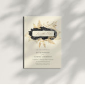 Waterverf Zwart Goud Rozen Save The Date