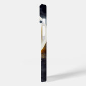 Waterverf zwart kattewerk Case-Mate iPhone case (Achterkant / Links)