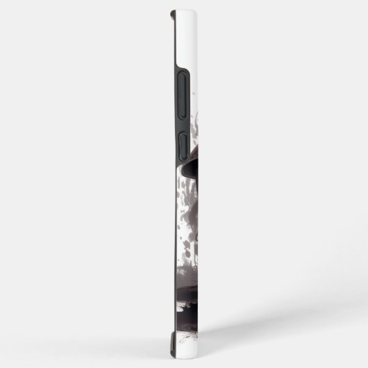 WATERVERF ZWART KITTEN GEKLEED ALS EEN HEKS SAMSUNG GALAXY HOESJE (Rechterkant)