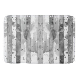 Waterverf Zwart-wit Gestreept Badmat