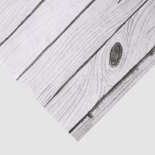 Waterverf, zwart-wit, houtextuur  tissuepapier (Detail)