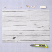 Waterverf, zwart-wit, houtextuur  tissuepapier (Craft)