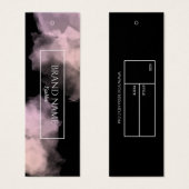 Waterverf Zwart Zakelijke Kleding Hang label Mini Visitekaartjes (Voorkant /achterkant)