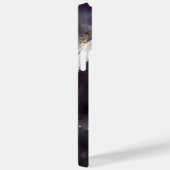  WATERVERF ZWARTE KAT MET VOLLEDIGE MOON Case-Mate iPhone CASE (Achterkant / Rechts)