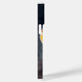  WATERVERF ZWARTE KAT MET VOLLEDIGE MOON Case-Mate iPhone CASE (Achterkant / Rechts)