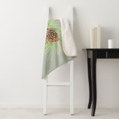 Waterverf zwarte kippen, vogelvrij wild sherpa deken (In situ)