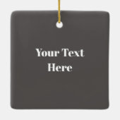 Waterverf zwarte labrador en eenden keramisch ornament (Achterkant)