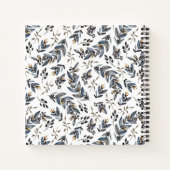 Waterverf zwarte tinnen lezen boek | (Achterkant)