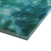 Waterverf Zwemmen Zee Schildpad Snijplank (Hoek)