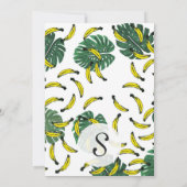 Waterverf Zwitsers Plant en bananen Kaart (Achterkant)