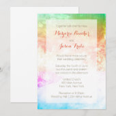 Waterverf Zwril Weddenschap Kaart (Voorkant / Achterkant)