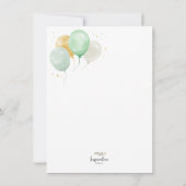 Waterverfballon uitnodiging (Achterkant)