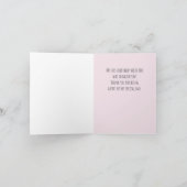 Waterverfballonnen op Roze 1e Verjaardag Bedankkaart (Binnen)