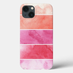 waterverfbanners achtergrond voor je ontwerp iPhone 13 hoesje
