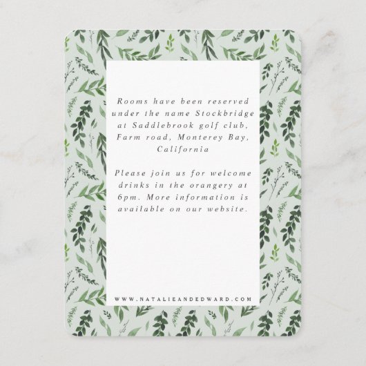 waterverfblad details kaart (Achterkant)