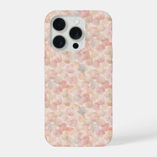 Waterverfblobpatroon iPhone Hoesje (Achterkant)