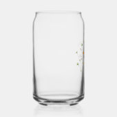 Waterverfboeket van wilde bloemen blikvorm glas (Rechts)