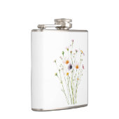 Waterverfboeket van wilde bloemen heupfles (Rechts)