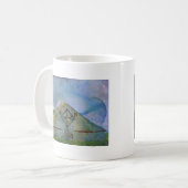 Waterverfgespatte schuur koffiemok (Voorkant links)