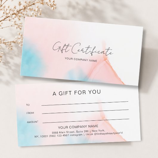 Waterverfinkt giftcertificaat