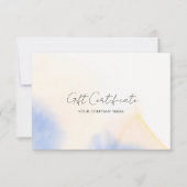 Waterverfinkt QR-code cadeaubon (Voorkant)