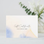 Waterverfinkt QR-code cadeaubon (Staand voorkant)