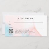 Waterverfinkt QR-code cadeaubon (Achterkant)