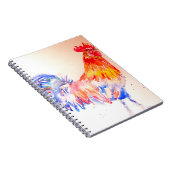 Waterverfkip Vogel Jongens Notitieboek (Rechterzijde)