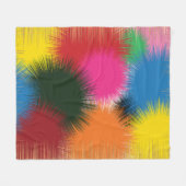 Waterverfkleur fleece deken (Voorkant (Horizontaal))