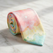 Waterverfmenging Stropdas