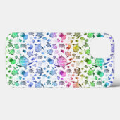 Waterverfpatroon Oceaanleven in Regenbooggradiënt Case-Mate iPhone Case (Achterkant (horizontaal))