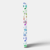 Waterverfpatroon Oceaanleven in Regenbooggradiënt Case-Mate iPhone Case (Achterkant / Links)