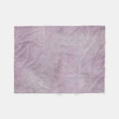 Waterverfpatroon Paarse Heide Fleece Deken (Voorkant (Horizontaal))