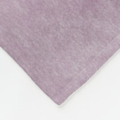 Waterverfpatroon Paarse Heide Fleece Deken (Hoek)