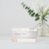 Waterverfpenseelstreek, streep Loyalty Card (Staand voorkant)
