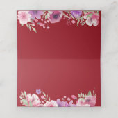 Waterverfrozen 40e Huwelijksjubileum Plaatskaartje (Binnenkant ongevouwen)