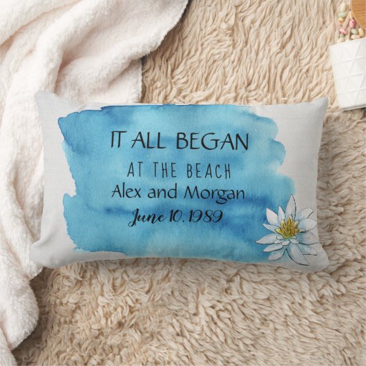 waterverfspatten op hout romance kussen (Deken)