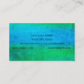 Waterverfstrepen Visitekaartje (Achterkant)