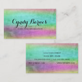 Waterverfstrepen Visitekaartje (Voorkant / Achterkant)