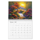 Waterverfte tuinen kalender (Feb 2027)